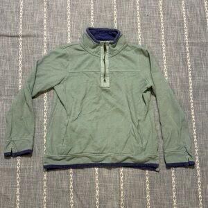 Fat Face The Airlie Sweatshirt Pullover 1/4 Zip Teal Purple Women’s Size 6 UK 10